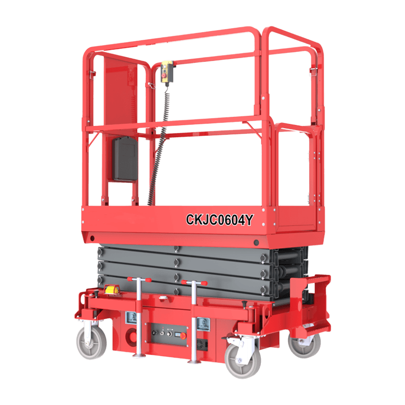 CKJC0503Y CKJC0604Y CKJC0705Y CKJC0806Y CKJC1008Y CKJC1210Y CKJC1412Y CKJC1614Y félig elektromos ollós emelőplatform 