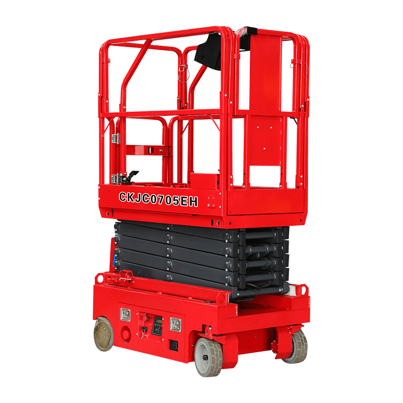 CKJC0705EH CKJC0604EH CKJC0503EH Mini elektromos hidraulikus kormányzás mobil ollós emelő 