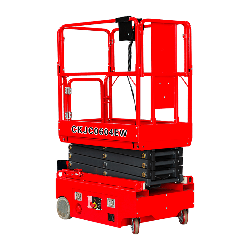 CKJC0705EW CKJC0604EW CKJC0503EW Mini elektromos mobil ollós emelő univerzális kerékkel 